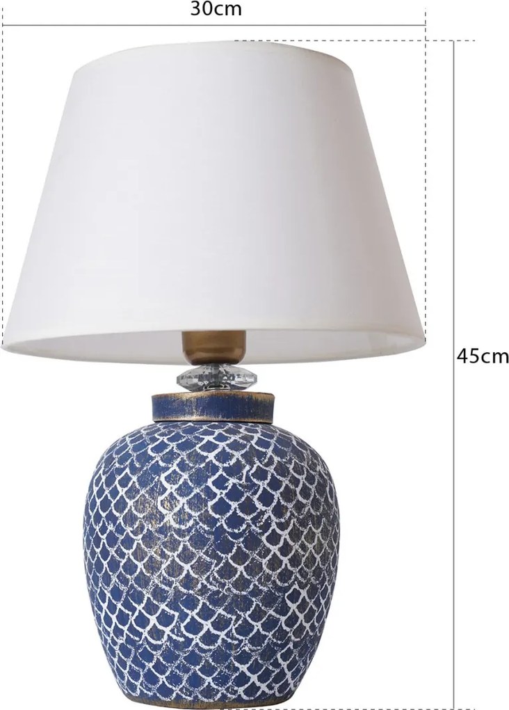 Kerámia éjjeli lámpa, 45 cm – YL500