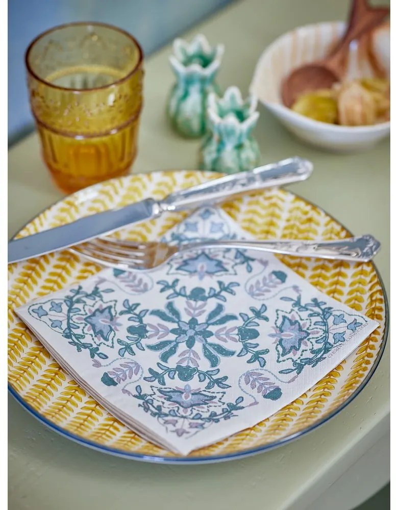 Papír szalvéta szett 20 db-os 33x33 cm Alvira – Bloomingville