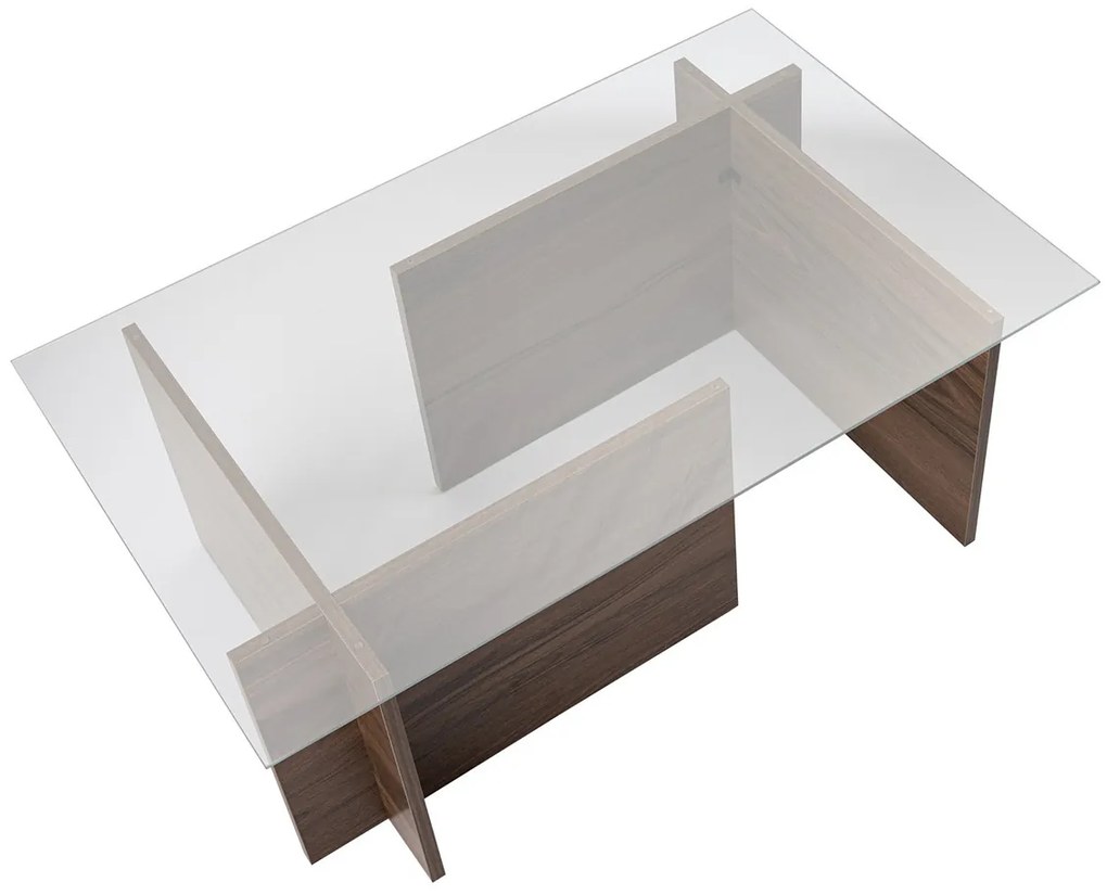 Vetrino Walnut dohányzóasztal