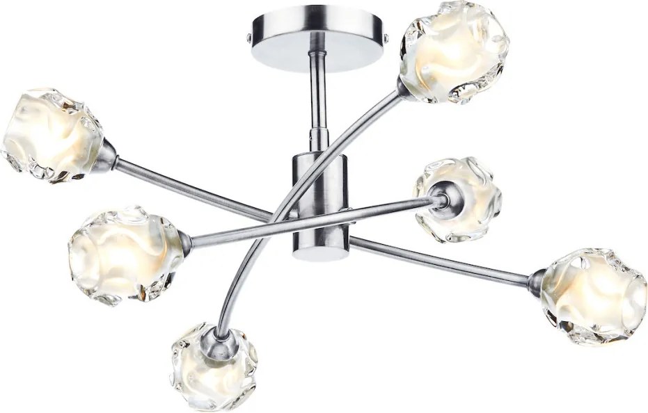 Dar Lighting SEATTLE SEA0646 Plafonlámpa 6x40W/G9 IP20