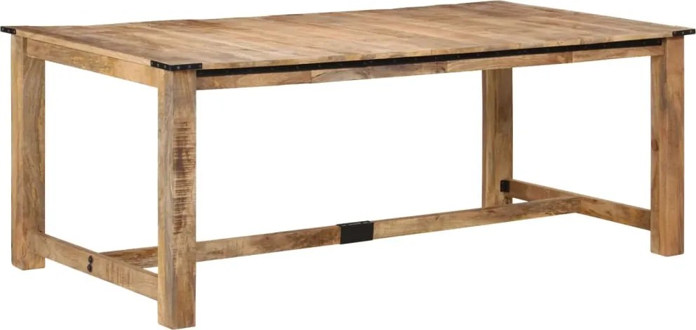 vidaXL tömör mangófa étkezőasztal 200 x 100 x 75 cm