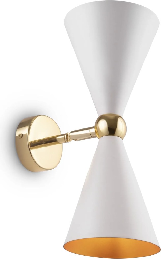 Maytoni modern fali lámpa vesper fehér arany mymod108wl-02wg