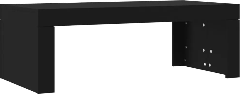 vidaXL fekete szerelt fa dohányzóasztal 102 x 50 x 36 cm