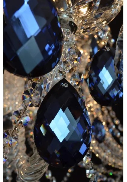 Wranovsky JWZ166182231 - Kristály csillár láncon OCEAN 18xE14/40W/230V