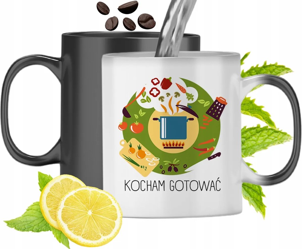 Színváltós Mágikus Bögre Szakácsoknak, fényképes nyomattal