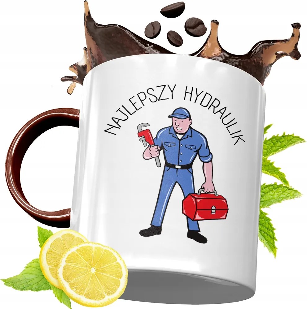 Bordó Bögre Vízvezeték Szerelőnek Születésnapi Ajándék fényképes nyomtatással