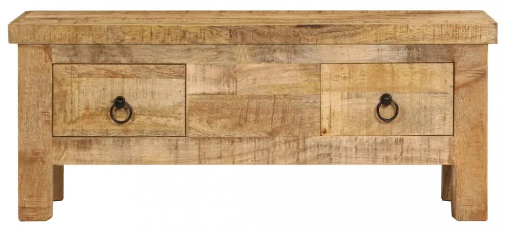 tömör mangófa dohányzóasztal 90 x 45 x 35 cm