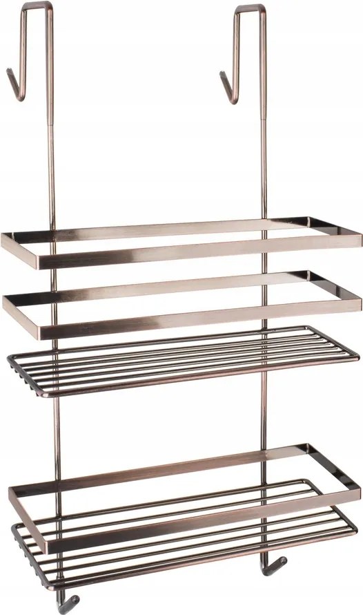 Fürdőszobai polc Zuhany alá Függesztett Fülke Antik Réz Drót