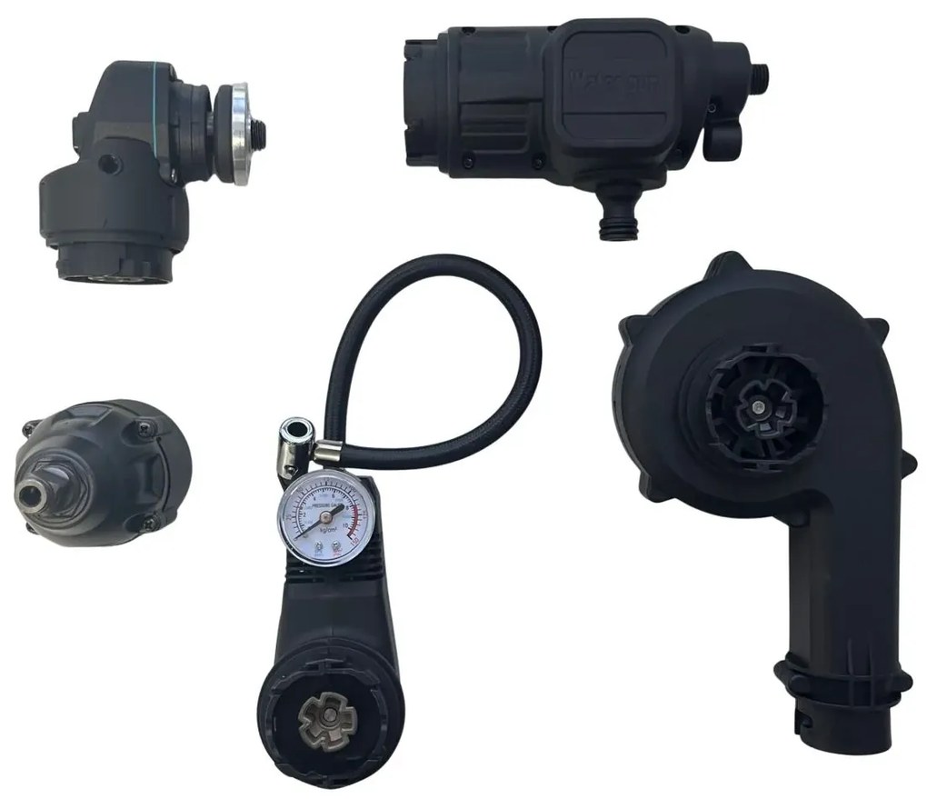 Többfunkciós AKKU készlet - D-SMART 9in1 - szerszámosládában - 36V