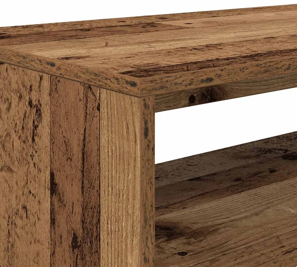 antik hatású szerelt fa TV-szekrény 60x40x40 cm