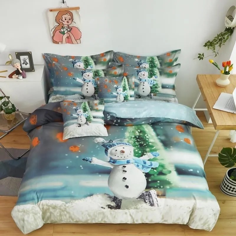 SNOWMAN fotó ágynemű