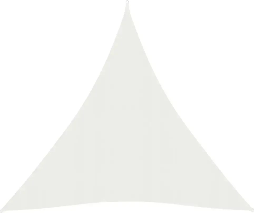 Napvitorla, 160 g/m², fehér, 5x7x7 m, Hdpe