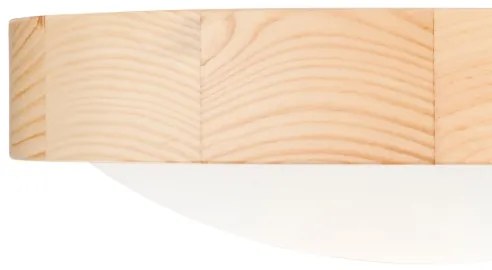 Mennyezeti lámpa NATURAL SLIM 1xE27/60W/230V ø 27 cm fenyő