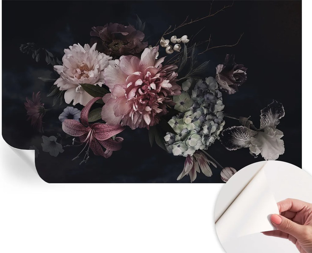 Prémium fali öntapadós fotótapéta Virágos kompozíció 416x254 cm