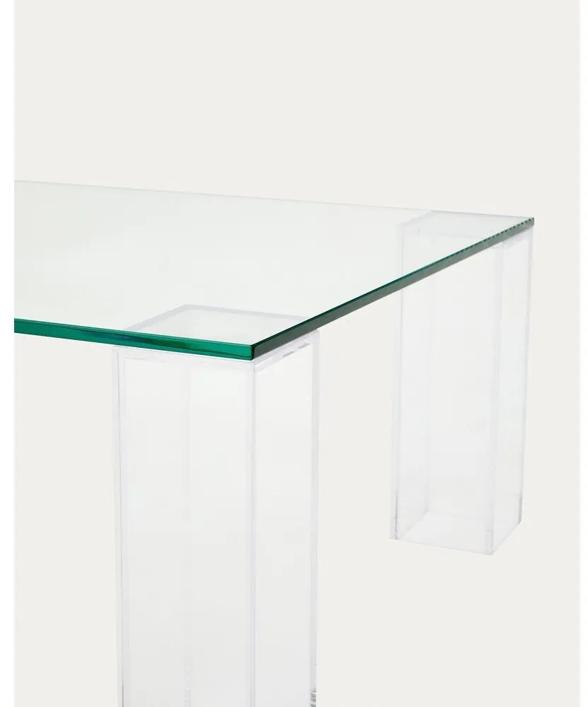 Üveg dohányzóasztal 60x140 cm Adularia – Kave Home