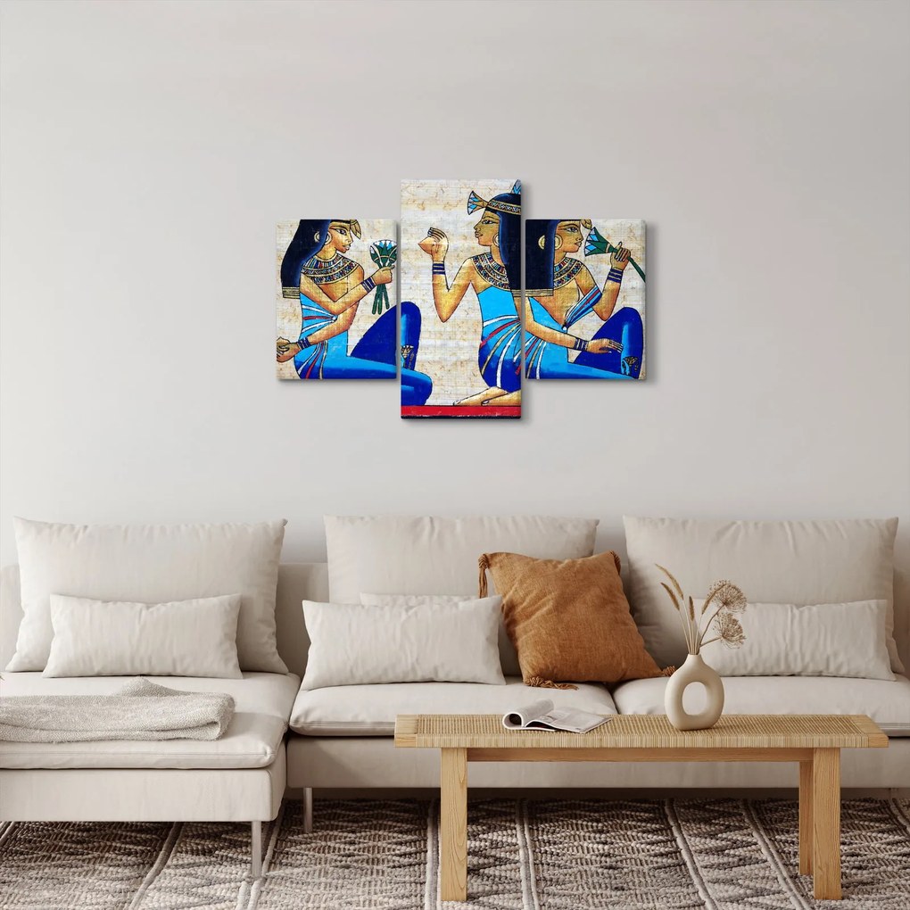 Kép - egyiptomi festmények (90x60 cm)
