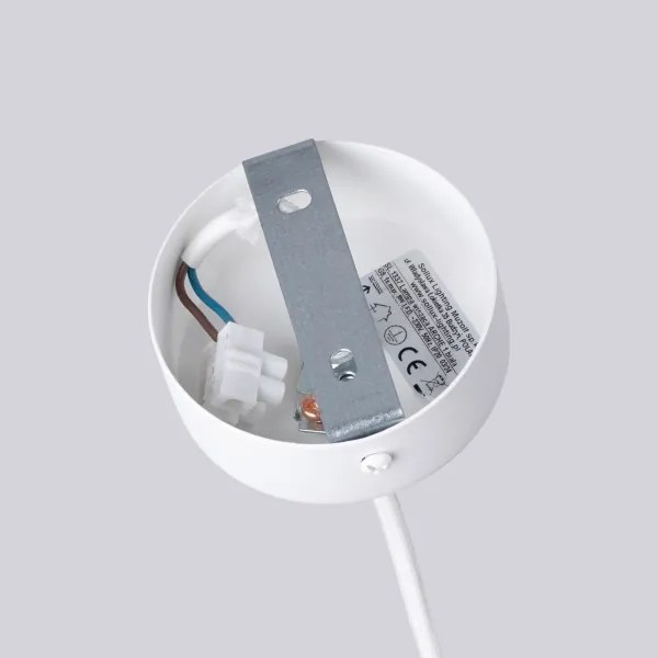 Sollux SL.1337 - Csillár zsinóron ARCHE 1xG9/8W/230V fehér