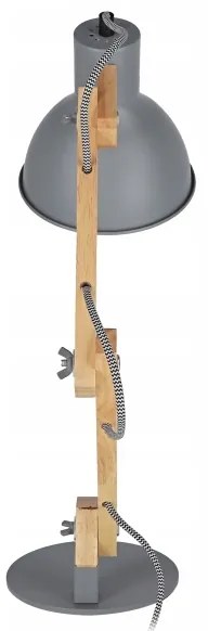 Asztali lámpa 1xE27/40W/230V szürke