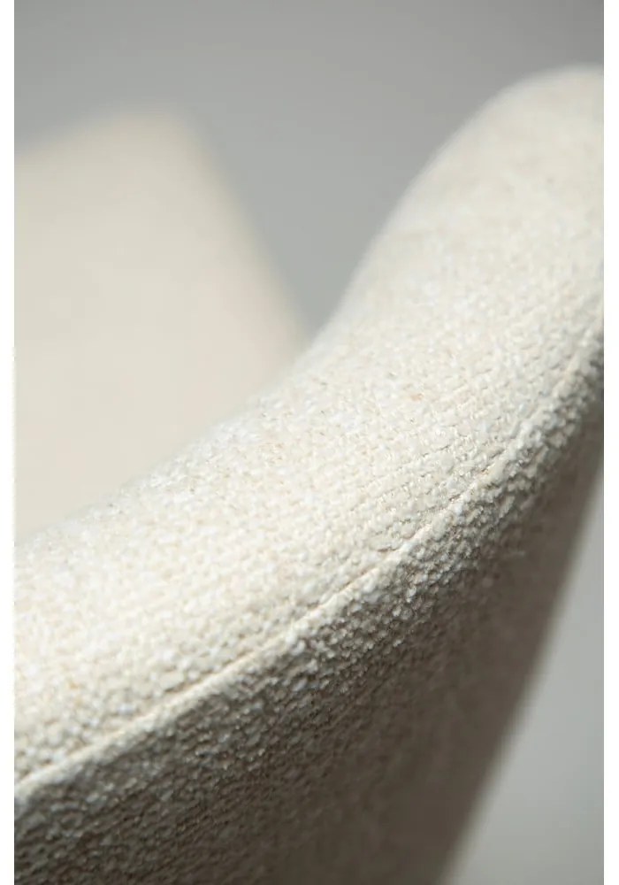 Krémszínű kárpitozott bárszék (ülésmagasság 67,5 cm) Glam – DAN-FORM Denmark