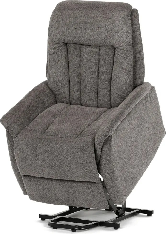 Elektromos relax fotel állítható háttámlával szürke szövet TV-Q8575 GREY2
