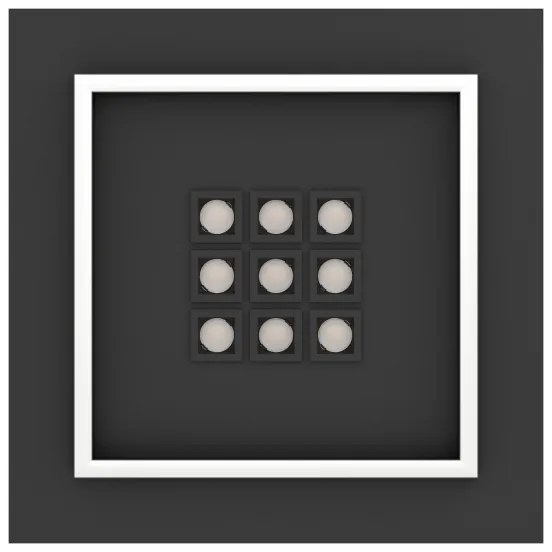 Eglo 901192 - LED Dimmelhető mennyezeti lámpa BALAZOTE LED/21,4W/230V fekete +RC