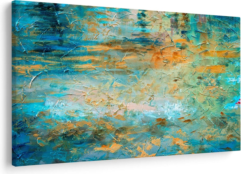 A kék absztrakció képe (90x60 cm)