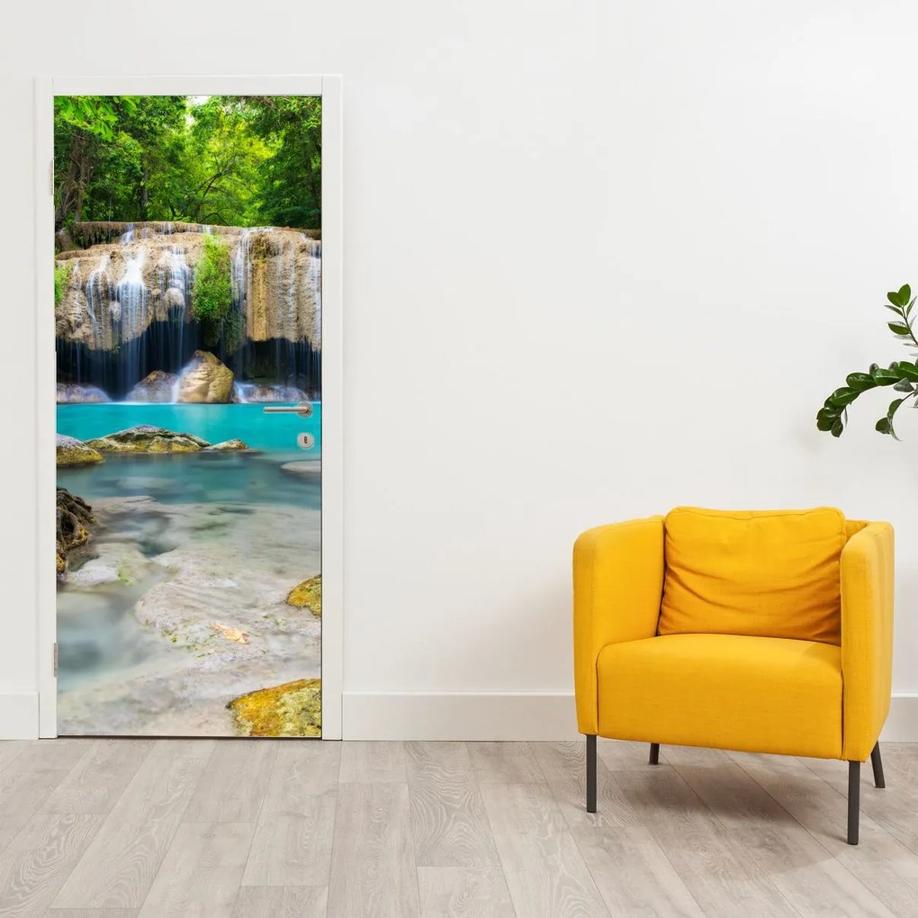 Fotótapéta ajtóra - Vízesések (95x205cm)