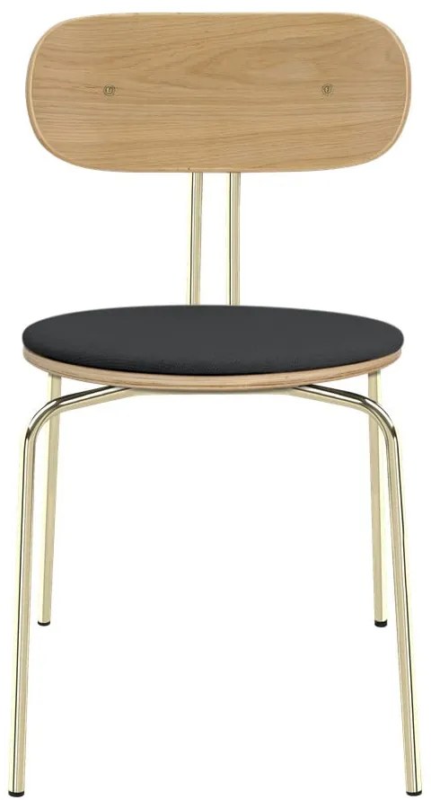 Antracitszürke-aranyszínű étkezőszék Curious – UMAGE