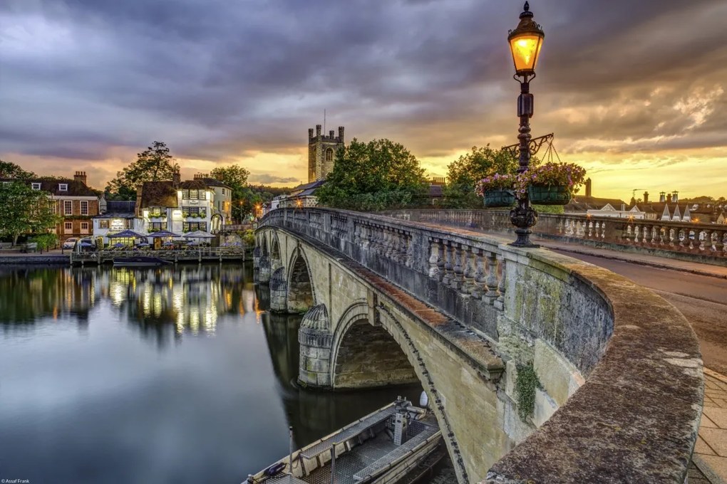 Poszter 45x30cm Híd a Temze felett, Assaf Frank