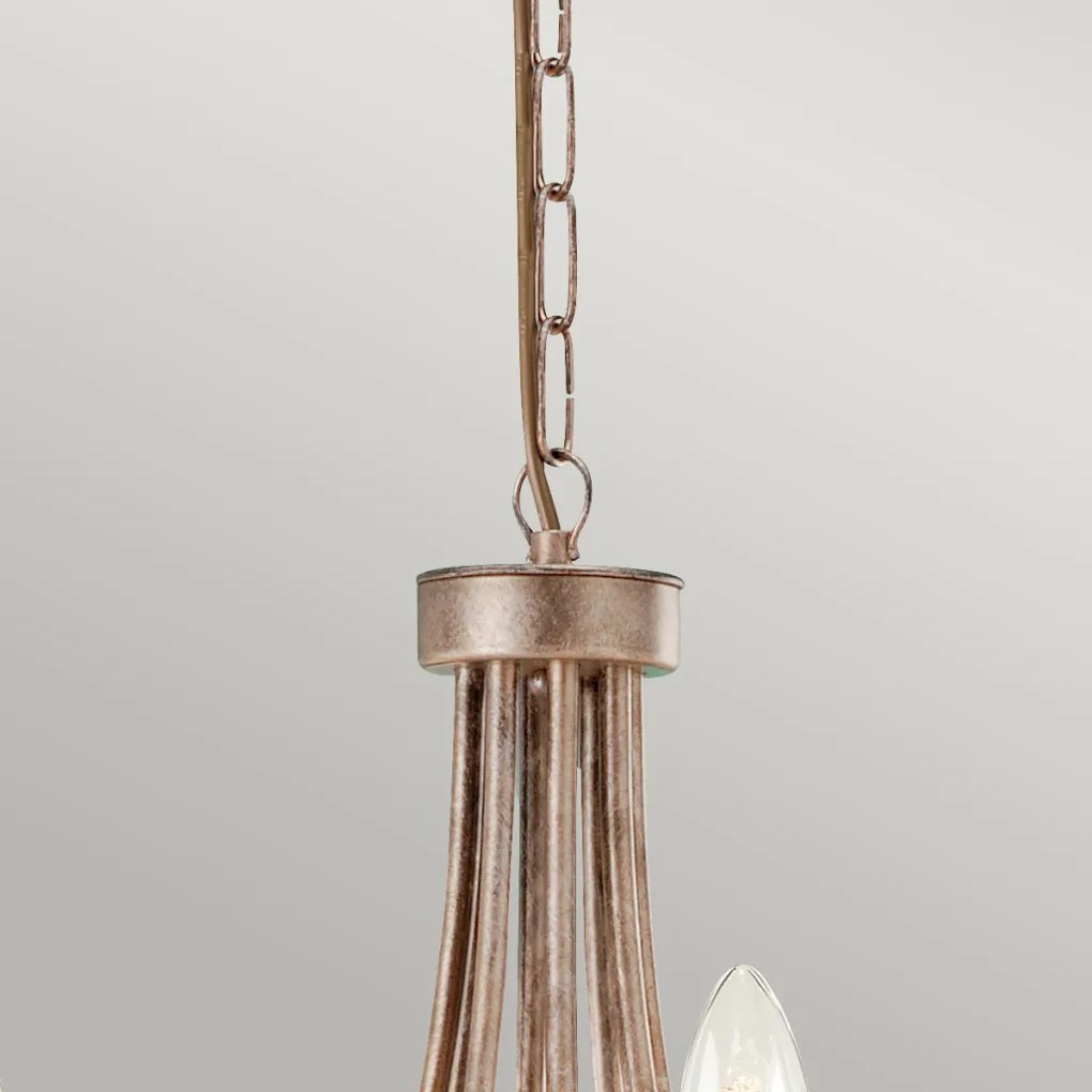 Elstead Lighting CHRISTINA CRT8-SILVER-GOLD Csillár 8x60W/E14