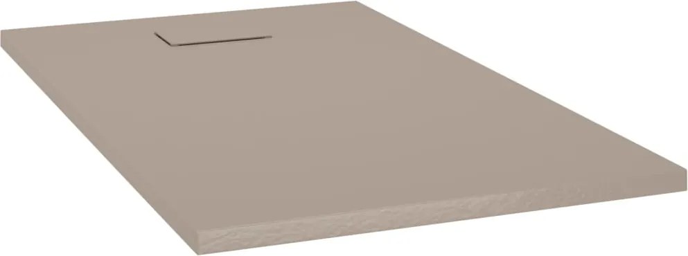 vidaXL barna SMC zuhanytálca 120 x 70 cm