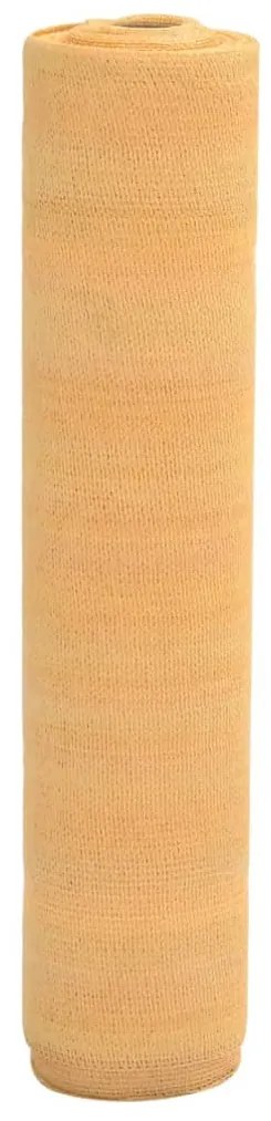 homokszínű HDPE belátásgátló háló 1,2 x 10 m 195 g/m²