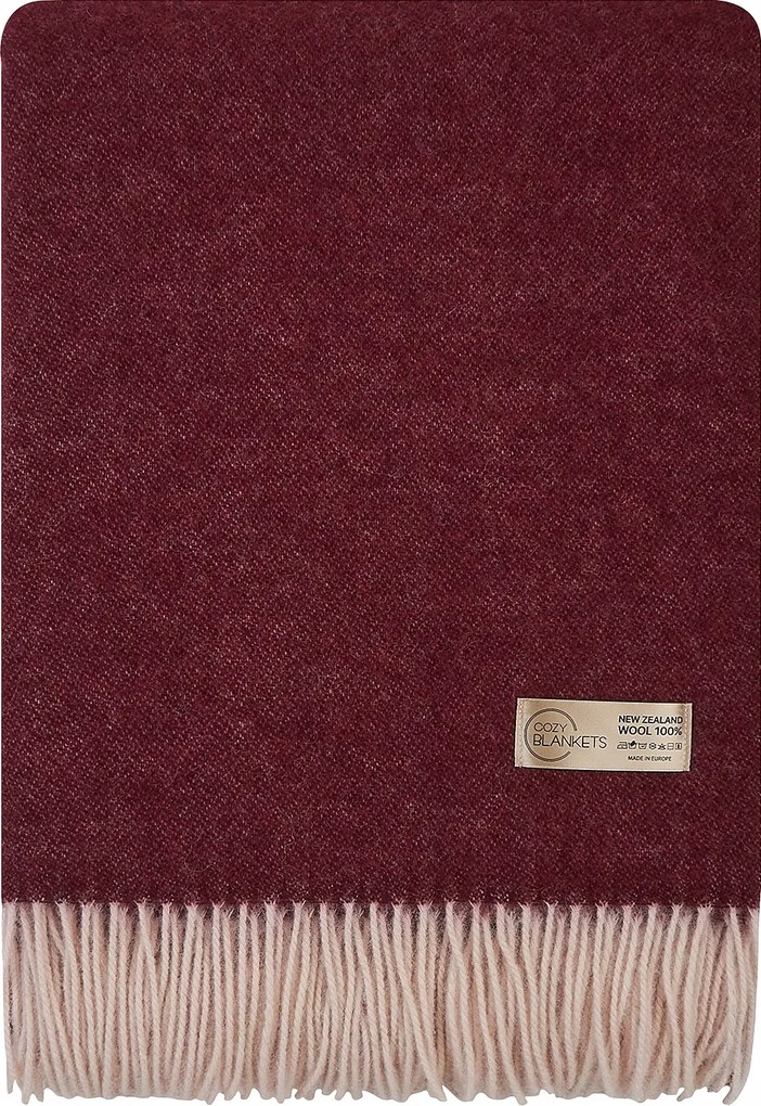 Gyapjú takaró meleg 100% új-zélandi gyapjú 140x200cm Cozy Blankets