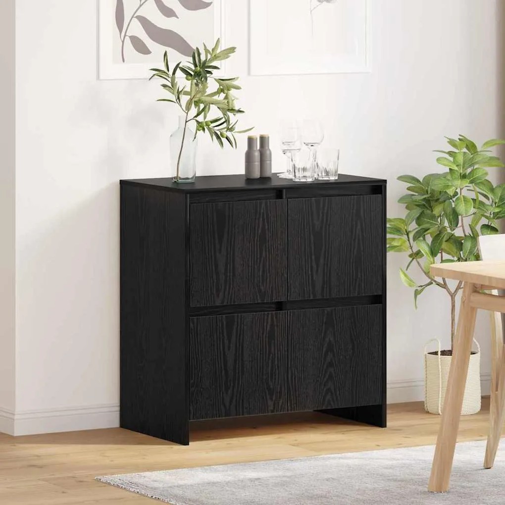 Széf Musta tammi 70 x 41 x 75 cm Faanyag