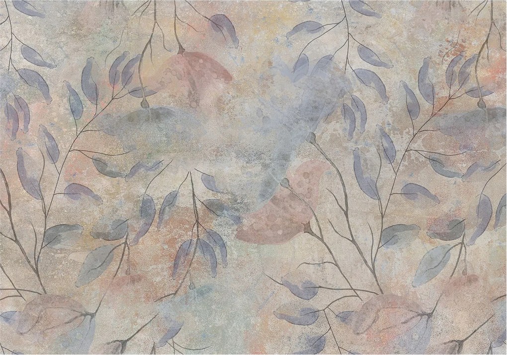 Fotótapéta Falra Előszoba Konyha Absztrakt levelek 312x219 Ragasztó