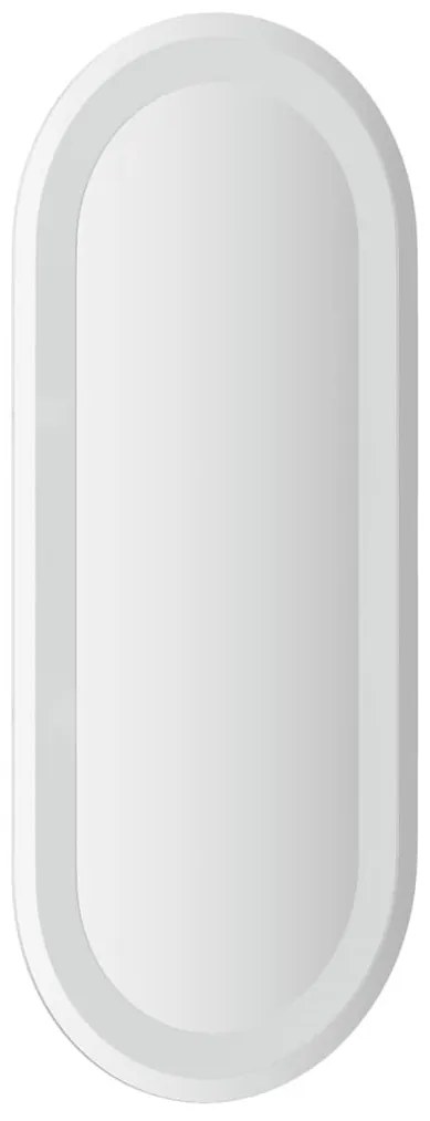 ovális LED-es fürdőszobai tükör 70 x 30 cm