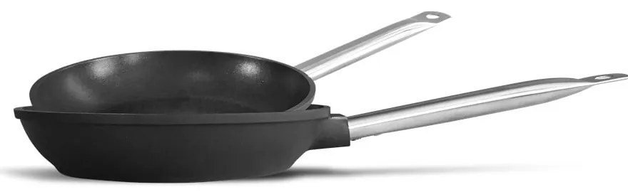 Classic fekete serpenyő tapadásmentes bevonattal, ø 25 cm - Hendi