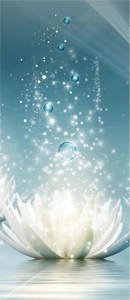 Flizelin fotótapéta Lótusz ragyogás tisztaság harmónia nyugalom 91x211 +ragasztó