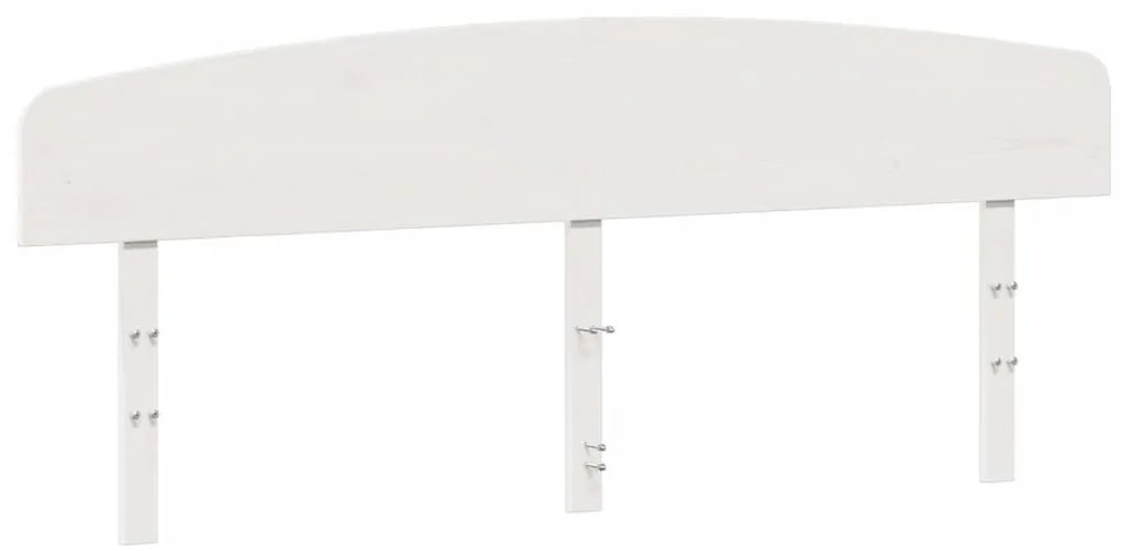 fehér tömör fenyőfa fejtámla 180 cm