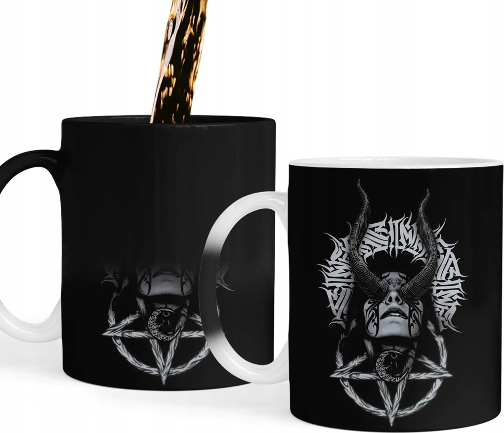 Mágikus Bögre Sátánista Sötét Bögrék Ajándék Szöveg