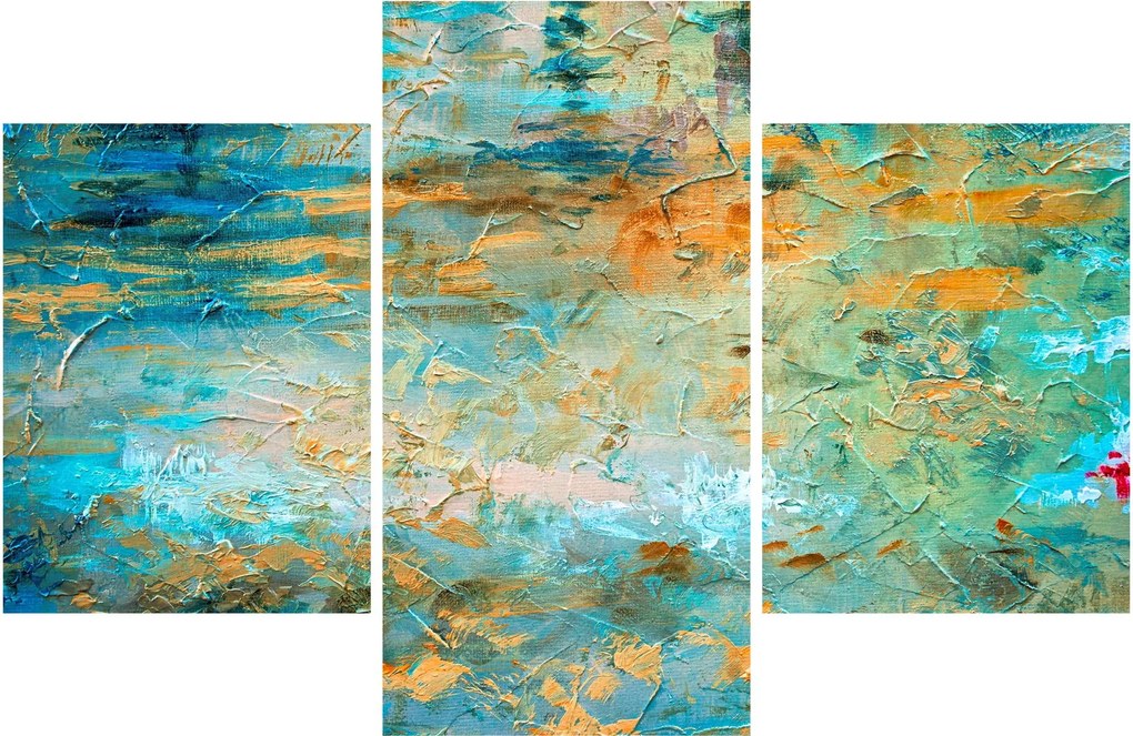A kék absztrakció képe (90x60 cm)