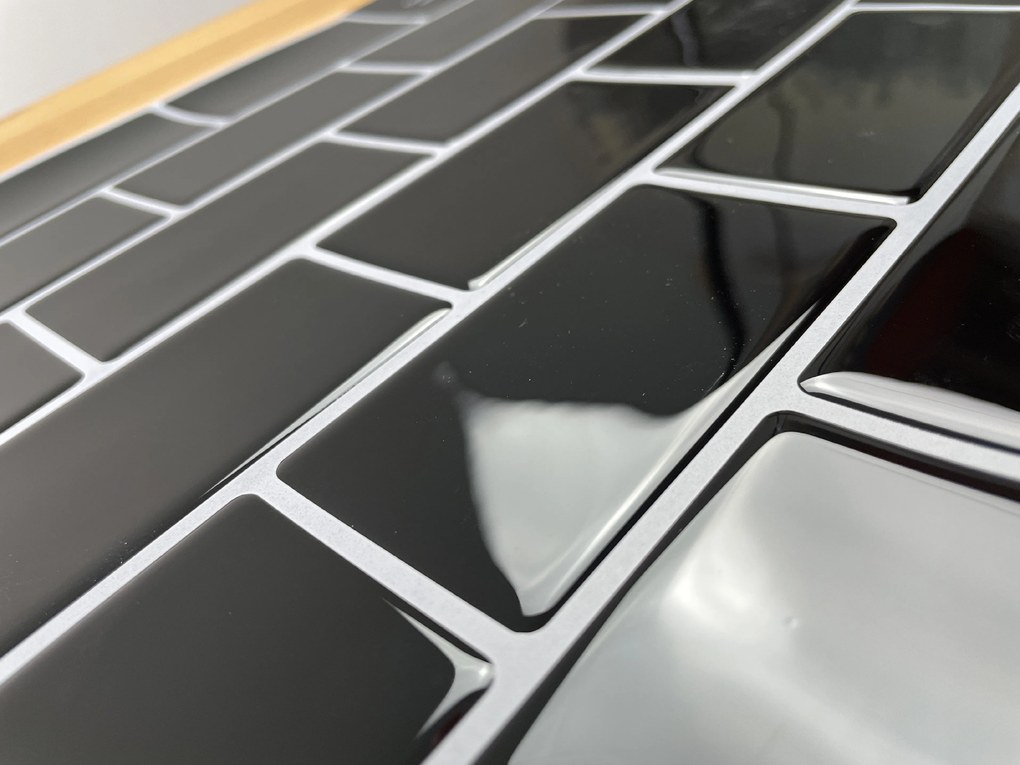 PIPPER | Felragasztható csempe - 3D mozaik - Fekete tégla