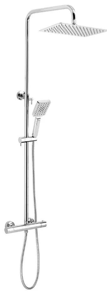 Novaservis - Zuhanygarnitúra termosztatikus csappal METALIA ECO fényezett króm