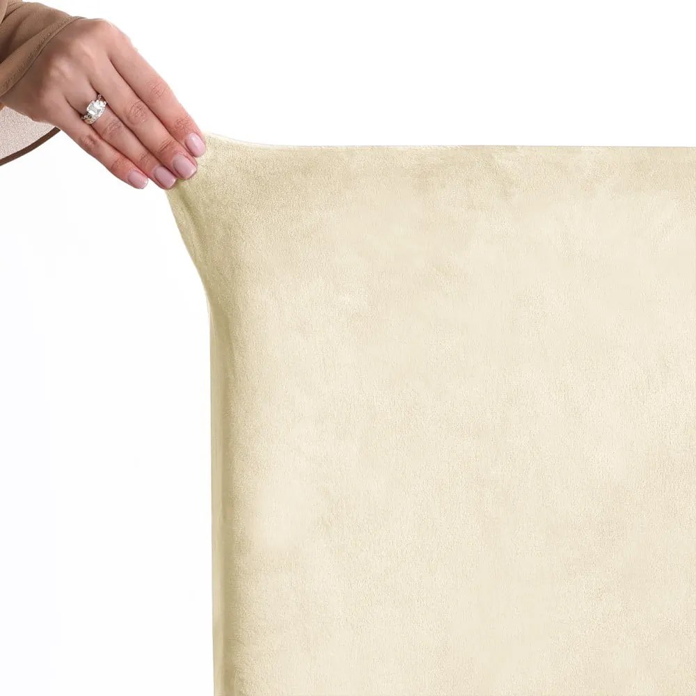 Krémszínű gumis szék huzat szett 4 db-os 48 cm Sento – Restilo