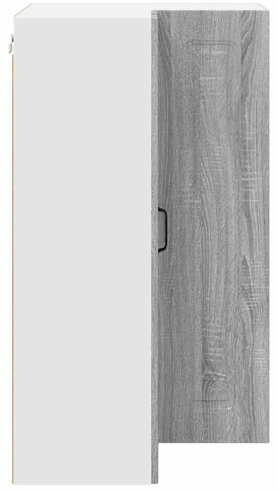 Fali konyhaszekrény Szürke Sonoma 57 x 57 x 100 cm Faanyag