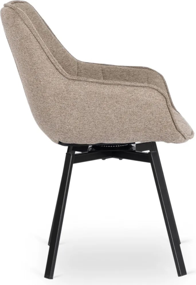 Forgószék bézs – LUNA 2