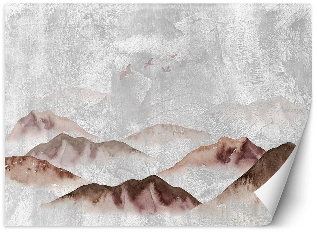 Gario Fotótapéta Madarak a hegyek felett Anyag: Vlies, Méret: 350 x 245 cm