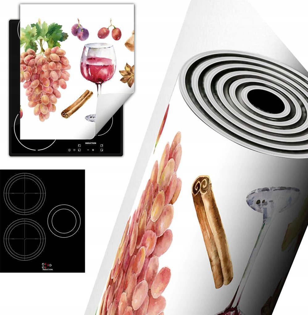 Tűzhelyvédő Szőnyeg Asztali Dekoráció 45x52 bor konyha