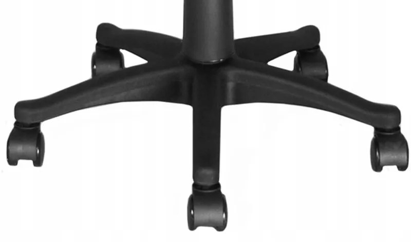 Állítható magasságú, hálós háttámlás, gurulós irodai szék, fekete