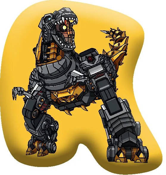 Transformers Yellow formapárna, díszpárna 40x37 cm Velúr